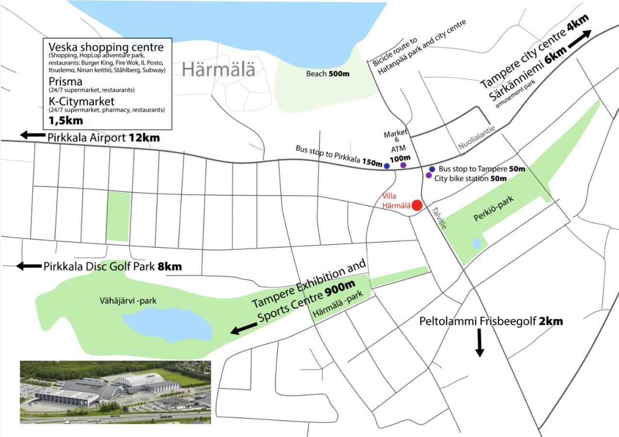 Villa Haermaelae Tampere Eksteriør billede